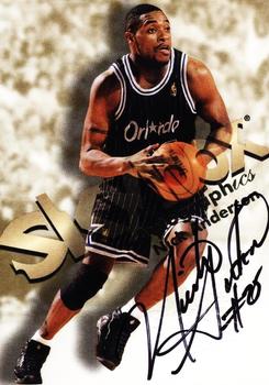 1998-99 SkyBox Premium - Autographics #NNO Nick Anderson Front