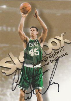 1998-99 SkyBox Premium - Autographics #NNO Andrew DeClercq Front