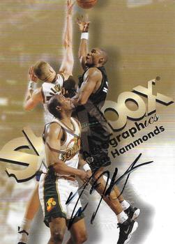 1998-99 SkyBox Premium - Autographics #NNO Tom Hammonds Front
