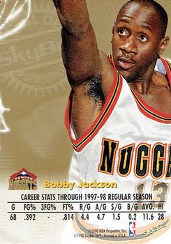 1998-99 SkyBox Premium - Autographics #NNO Bobby Jackson Back