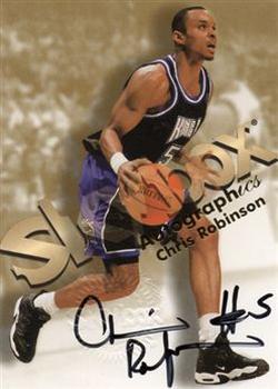 1998-99 SkyBox Premium - Autographics #NNO Chris Robinson Front