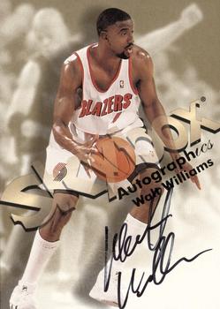 1998-99 SkyBox Premium - Autographics #NNO Walt Williams Front