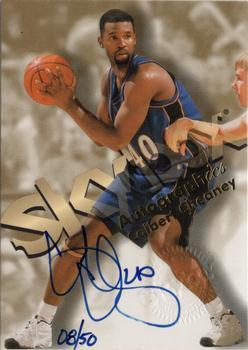 1998-99 SkyBox Premium - Autographics Blue #NNO Calbert Cheaney Front