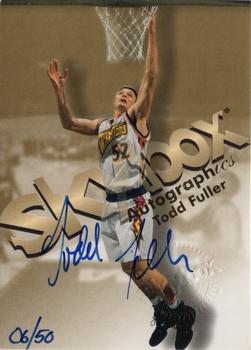 1998-99 SkyBox Premium - Autographics Blue #NNO Todd Fuller Front
