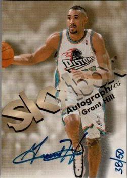 1998-99 SkyBox Premium - Autographics Blue #NNO Grant Hill Front