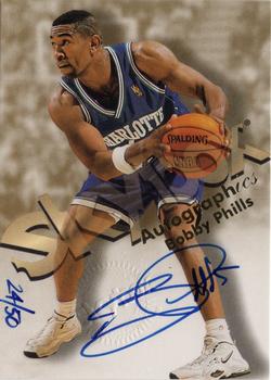 1998-99 SkyBox Premium - Autographics Blue #NNO Bobby Phills Front