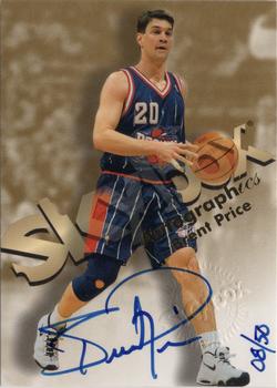 1998-99 SkyBox Premium - Autographics Blue #NNO Brent Price Front