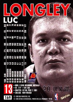 1998-99 SkyBox Premium - Star Rubies #169 Luc Longley Back