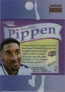 1998-99 SkyBox Premium - That's Jam #6 TJ Scottie Pippen Back