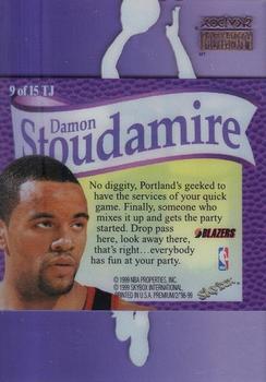 1998-99 SkyBox Premium - That's Jam #9 TJ Damon Stoudamire Back