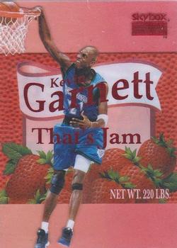 1998-99 SkyBox Premium - That's Jam #13 TJ Kevin Garnett Front