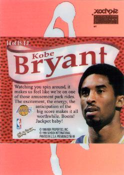 1998-99 SkyBox Premium - That's Jam #14 TJ Kobe Bryant Back