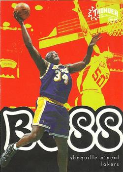 1998-99 SkyBox Thunder - Boss #13 B Shaquille O'Neal Front