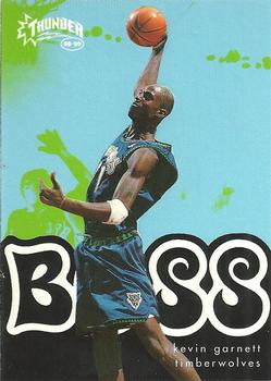1998-99 SkyBox Thunder - Boss #4 B Kevin Garnett Front