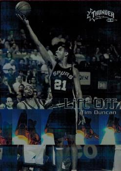 1998-99 SkyBox Thunder - Lift Off #4 LO Tim Duncan Front