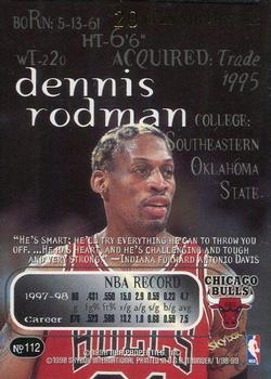 1998-99 SkyBox Thunder - Super Rave #112 Dennis Rodman Back