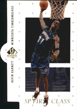 1998-99 SP Authentic - First Class #FC17 Kevin Garnett Front