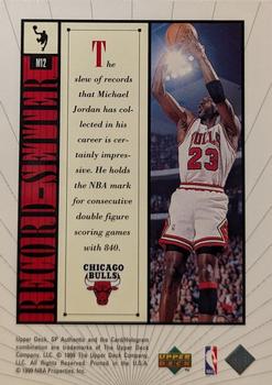 1998-99 SP Authentic - MICHAEL #M12 Michael Jordan Back