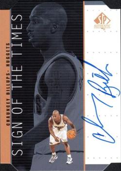 1998-99 SP Authentic - Sign of the Times Bronze #CB Chauncey Billups Front