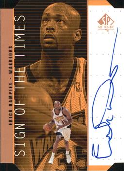 1998-99 SP Authentic - Sign of the Times Bronze #ED Erick Dampier Front