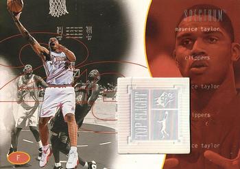 1998-99 SPx Finite - Spectrum #182 Maurice Taylor Front