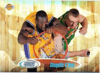 1998-99 Stadium Club - Chrome Refractors #SCC25 Shaquille O'Neal Front