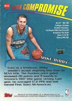 1998-99 Stadium Club - Never Compromise #NC12 Mike Bibby Back