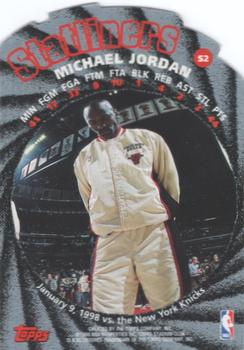 1998-99 Stadium Club - Statliners #S2 Michael Jordan Back