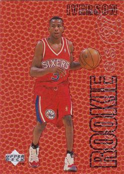 1996-97 Upper Deck - Rookie Exclusives #R1 Allen Iverson Front