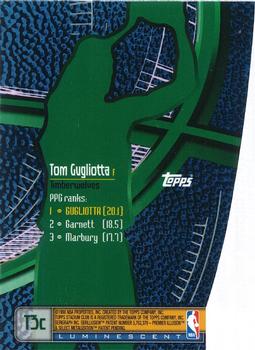 1998-99 Stadium Club - Triumvirate Luminescent #T3c Tom Gugliotta Back