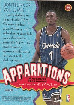 1998-99 Topps - Apparitions #A9 Anfernee Hardaway Back