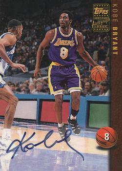 1998-99 Topps - Autographs #AG9 Kobe Bryant Front
