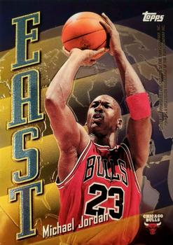 1998-99 Topps - East/West #EW5 Michael Jordan / Kobe Bryant Front