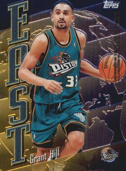 1998-99 Topps - East/West #EW6 Grant Hill / Michael Finley Front