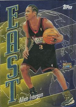 1998-99 Topps - East/West #EW9 Allen Iverson / Gary Payton Front