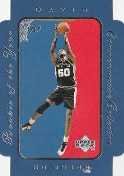 1996-97 Upper Deck - Rookie of the Year #RC8 David Robinson Front