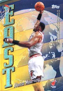 1998-99 Topps - East/West Refractors #EW2 Alonzo Mourning / Shaquille O'Neal Front