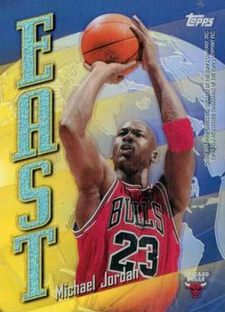 1998-99 Topps - East/West Refractors #EW5 Michael Jordan / Kobe Bryant Front