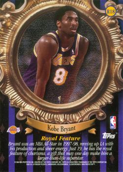 1998-99 Topps - Roundball Royalty #R18 Kobe Bryant Back