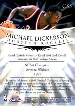 1998-99 Topps Chrome - Champion Spirit #CS5 Michael Dickerson Back