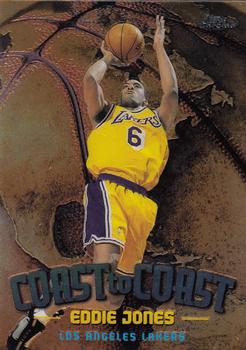 1998-99 Topps Chrome - Coast to Coast #CC3 Eddie Jones Front