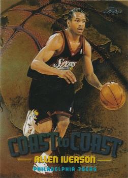 1998-99 Topps Chrome - Coast to Coast #CC9 Allen Iverson Front