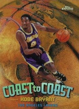 1998-99 Topps Chrome - Coast to Coast Refractors #CC1 Kobe Bryant Front