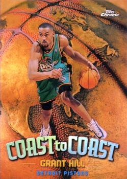 1998-99 Topps Chrome - Coast to Coast Refractors #CC4 Grant Hill Front