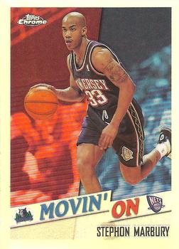 1998-99 Topps Chrome - Refractors #223 Stephon Marbury Front