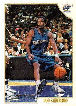 1998-99 Topps Chrome - Refractors #3 Rod Strickland Front