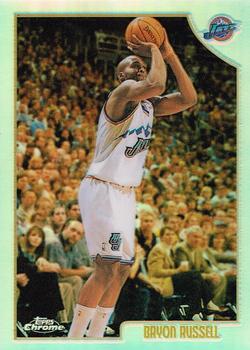 1998-99 Topps Chrome - Refractors #193 Bryon Russell Front