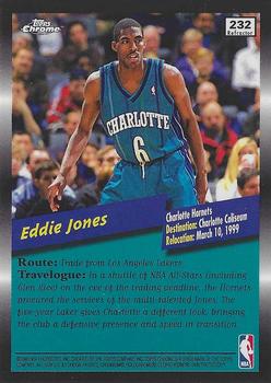 1998-99 Topps Chrome - Refractors #232 Eddie Jones Back