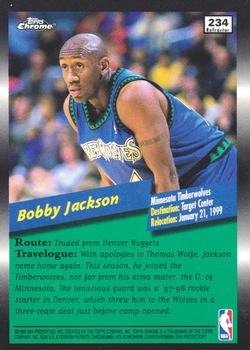 1998-99 Topps Chrome - Refractors #234 Bobby Jackson Back