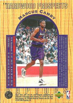 1996-97 Upper Deck UD3 #11 Marcus Camby Back